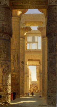 Hypostyle hall, Egyptian Architecture, Columns & Pillars